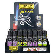 (TORCH) CLIPPER JET FLAME 48CT - UFO GREEN