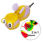 (SILICONE) STRATUS BEE SHAPE 2 IN 1 - SHIMMER SOL