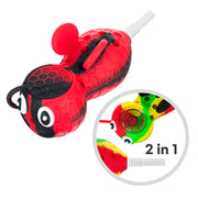 (SILICONE) STRATUS BEE SHAPE 2 IN 1 - SHIMMER CRIMSON