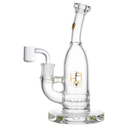 (RIG) 8.5" KRAVE THICK BASE WITH BANGER - CLEAR GOLD