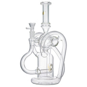 (WATER PIPE) 12" KRAVE DRUM ON TRIPLE JOINT - CLEAR GOLD