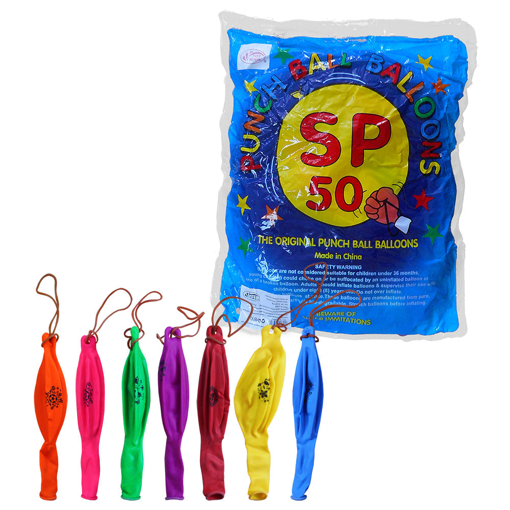 PUNCH BALLOONS 50CT Hibro Wholesale