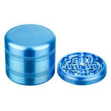 (GRINDER) 2.5 INCH CHROMIUM CRUSHER WITH EXTRA STORAGE - BLUE