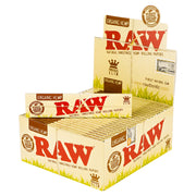 (PAPER) RAW ORGANIC CONNOISSEUR PAPERS - KINGSIZE SLIM + TIPS 24CT