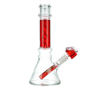 (FREEZABLE) 11.5" KRAVE TWIST WATER PIPE - RED
