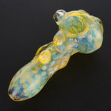 (HAND PIPE ) 5" SILVER FUMED