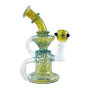 (RECYCLER) 7.5" DOTTED COLOR RECYCLER - TEAL