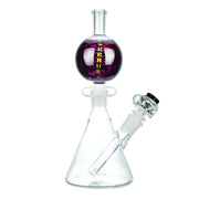 (FREEZABLE) KRAVE 10" DOME WATER PIPE - PURPLE