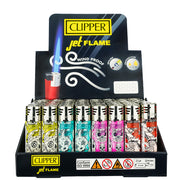 (TORCH) CLIPPER JET FLAME 48CT - SOMBER PATTERN