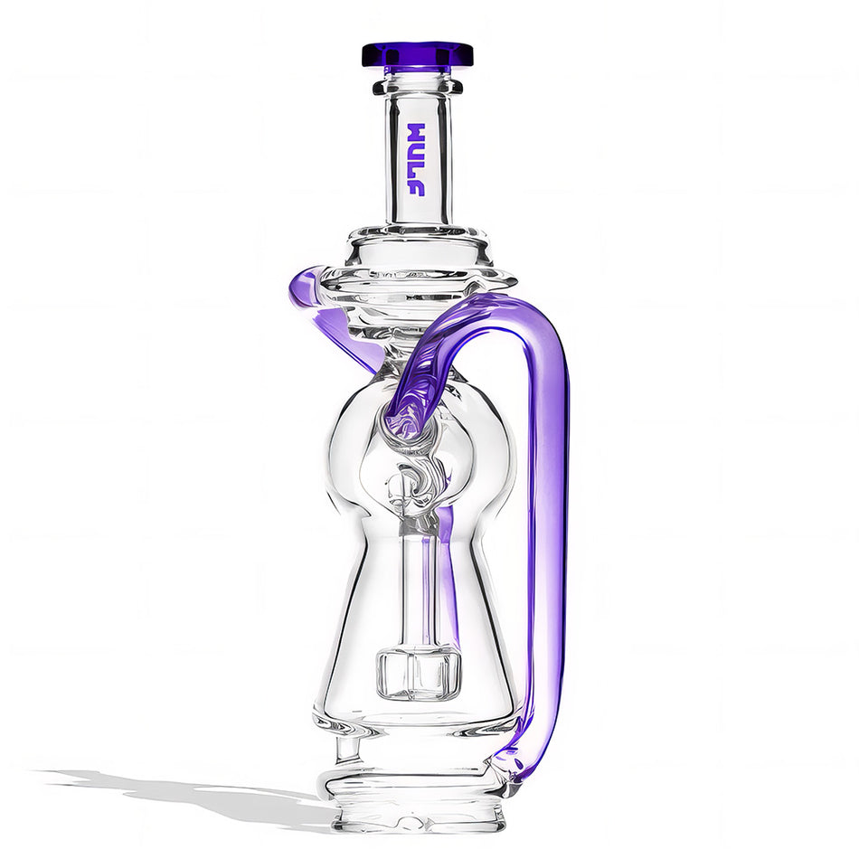 (PUFFCO) WULF GLASS PUFFCO PEAK TOP "QUAKE" - PURPLE