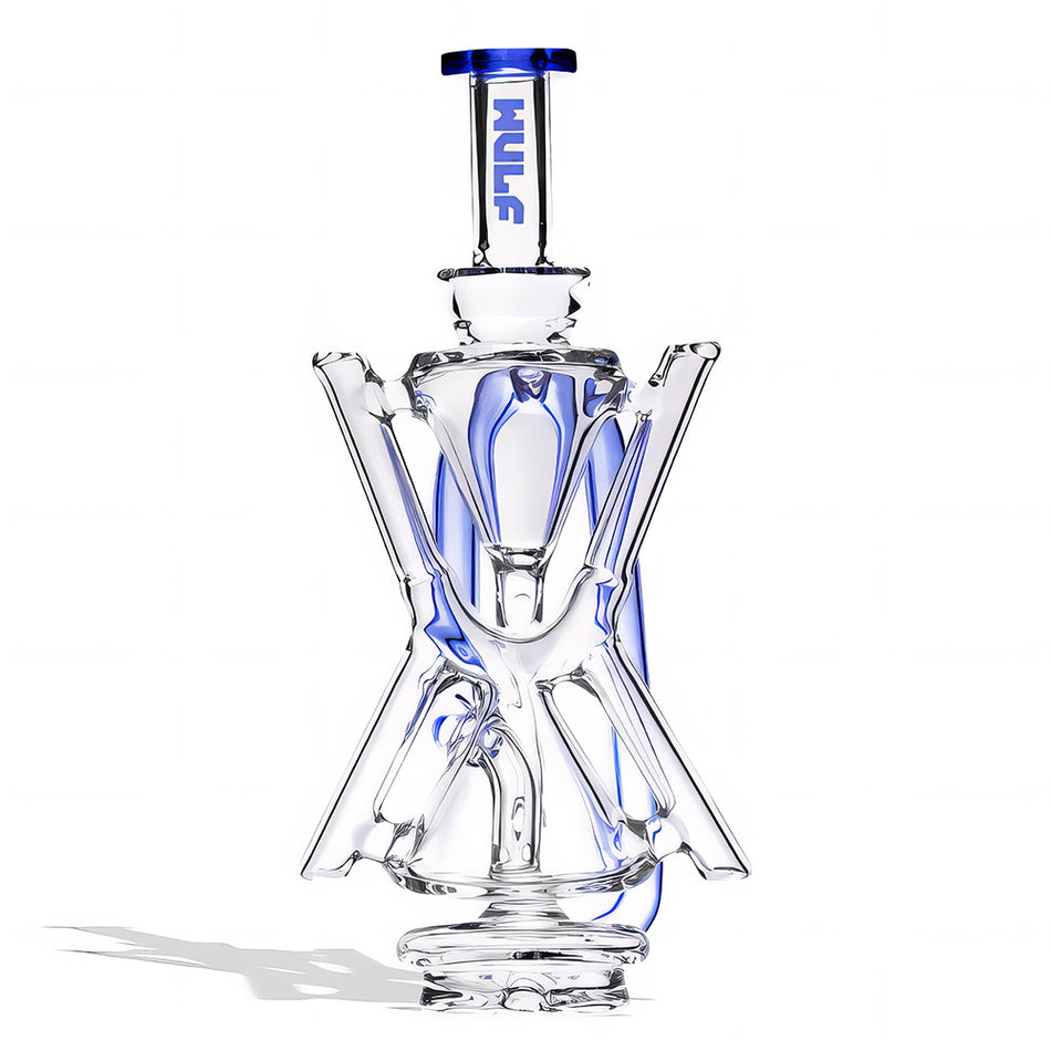 (PUFFCO) WULF GLASS PUFFCO PEAK TOP "WEB" - BLUE