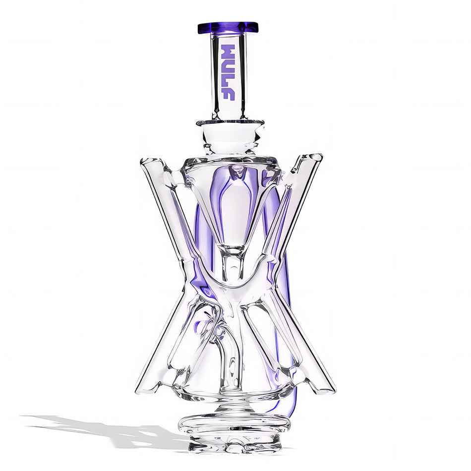 (PUFFCO) WULF GLASS PUFFCO PEAK TOP "WEB" - PURPLE