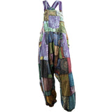 (CLOTHE) PATCHWORK 100% RAYON JUMP SUIT