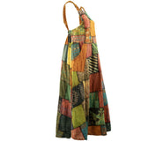 (CLOTHE) PATCHWORK 100% RAYON DRESS