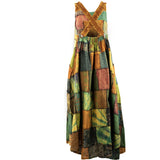 (CLOTHE) PATCHWORK 100% RAYON DRESS