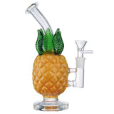 (WATER PIPE) 8" PINEAPPLE - JADE YELLOW