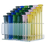 (DOWNSTEM) ACRYLIC DOWNSTEM DISPLAY SET - 5 SIZES 30CT
