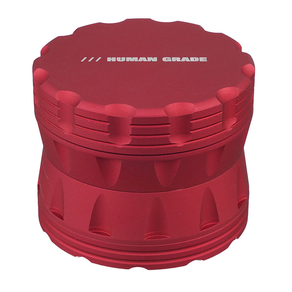 (GRINDER) 2.5" HUMAN GRADE 4PC #2A - RED