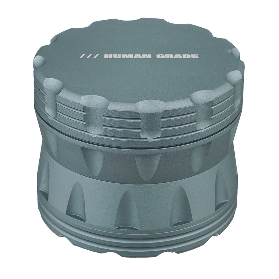 (GRINDER) 2.5" HUMAN GRADE 4PC #2A - GUNMETAL