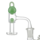 (BANGER SET) 14mm TERP SLURPER BALL HANDLE SET - JADE GREEN