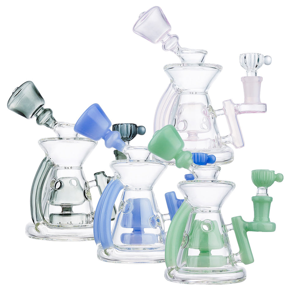 (RECYCLER) 7" MUSHROOM TWO TONE - JADE BLUE