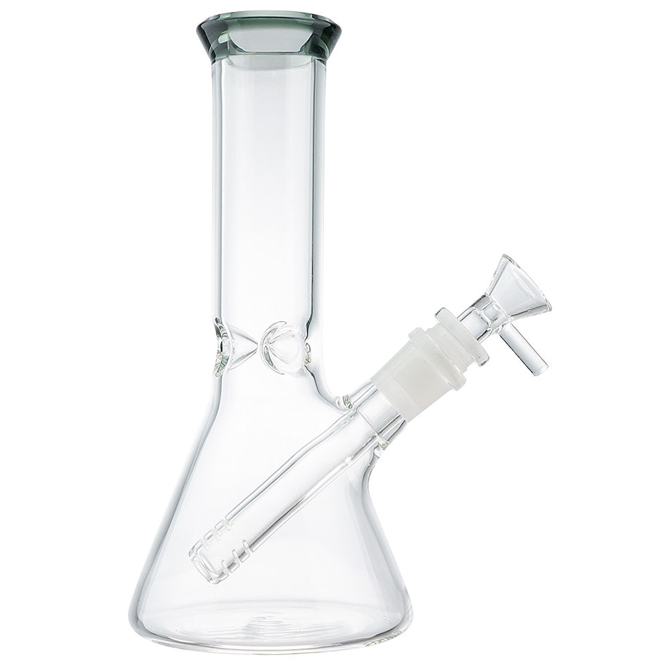 (WATER PIPE) 8.5" LA BELLE DIAMOND HEAD BEAKER - GRAY