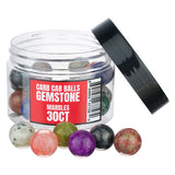 (PLUG) CARB CAP BALLS 30CT - GEMSTONE