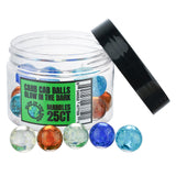 (PLUG) CARB CAP BALLS 25CT - GLOW IN THE DARK