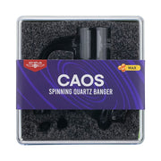 (BANGER SET) STRATUS CAOS QUARTZ SPINNING BANGER SET 14mm 90°