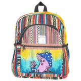 (BAG) MINI HEMP BACKPACK - MUSHROOM