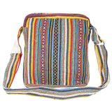 (BAG) SMALL HEMP CROSS BODY MUSHROOM DESIGN