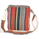 (BAG) SMALL HEMP CROSS BODY MUSHROOM DESIGN