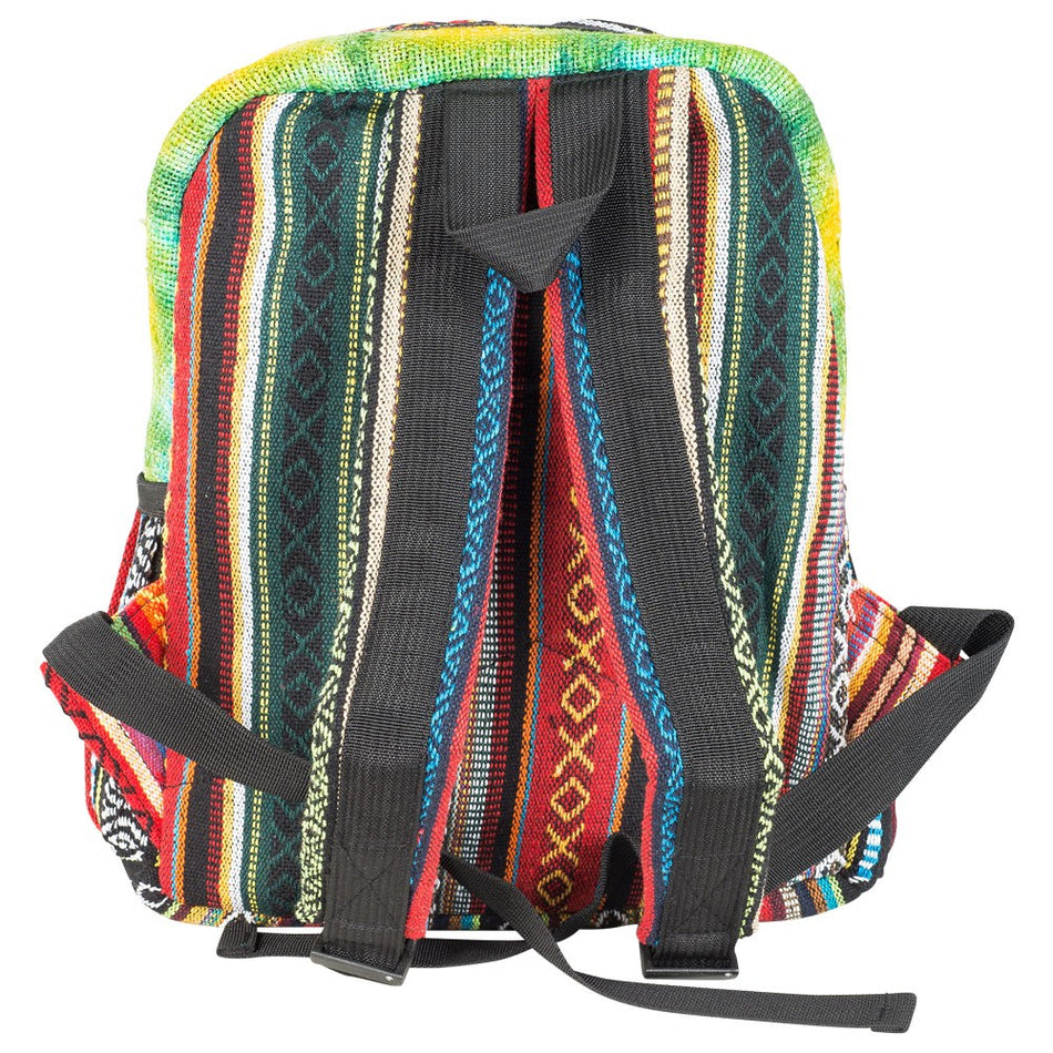 (BAG) MINI HEMP BACKPACK - EVIL EYE