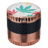 (GRINDER) 2.5" CHROMIUM CRUSHER TWO TONE EZ GRIP 6CT SET