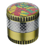 (GRINDER) 2.5" CHROMIUM CRUSHER TWO TONE EZ GRIP 6CT SET