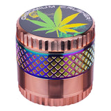 (GRINDER) 2.5" CHROMIUM CRUSHER TWO TONE EZ GRIP 6CT SET