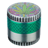 (GRINDER) 2.5" CHROMIUM CRUSHER TWO TONE EZ GRIP 6CT SET