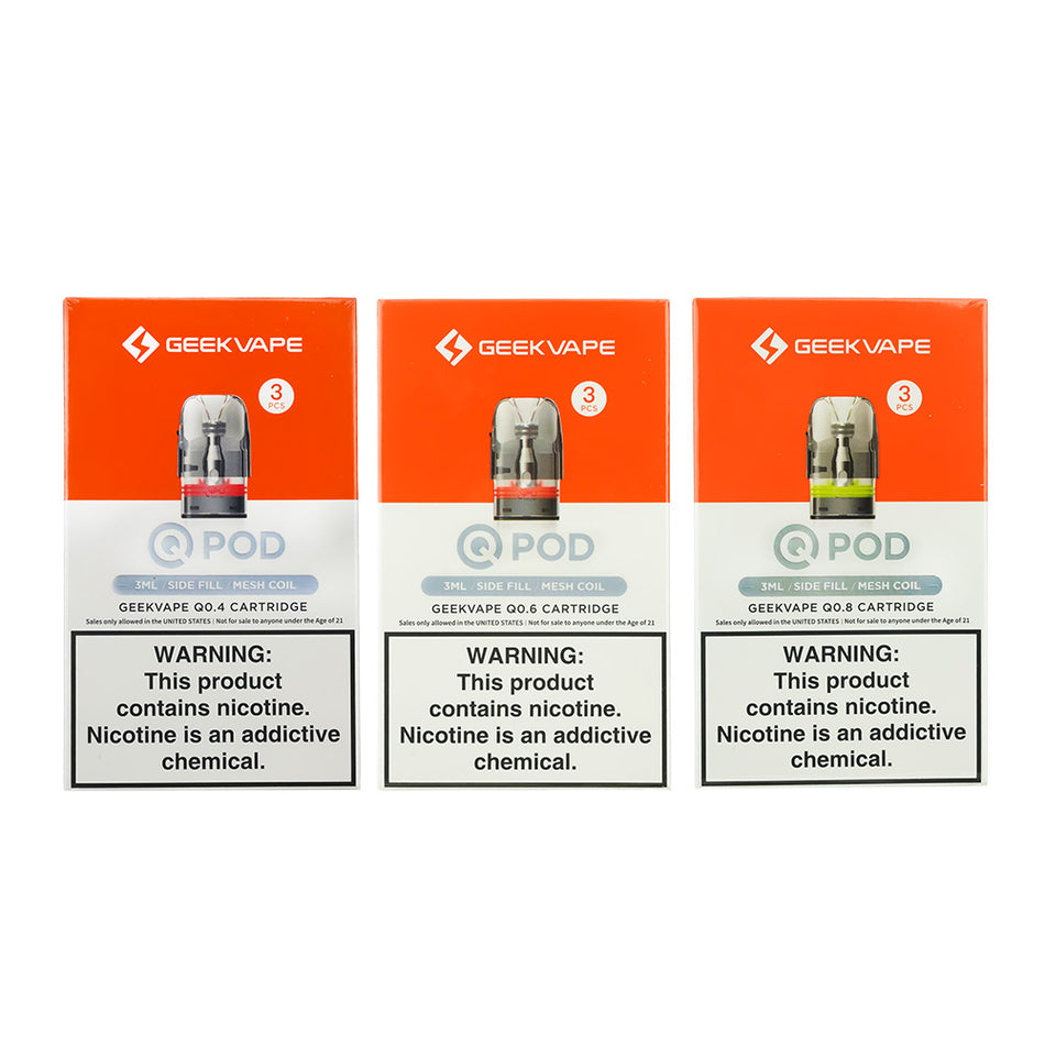GEEKVAPE Q POD SIDE FILL 3CT - 3ML Hibro Wholesale GEEKVAPE Q POD SIDE FILL 3CT - 3ML Hibro Wholesale