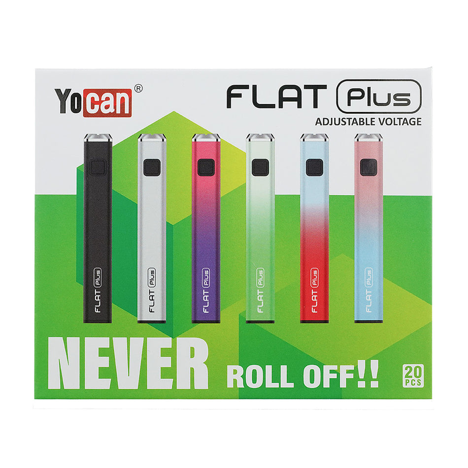 BATTERY) YOCAN FLAT SERIES 20CT - FLAT PLUS 900MAH Hibro Wholesale BATTERY) YOCAN FLAT SERIES 20CT - FLAT PLUS 900MAH Hibro Wholesale