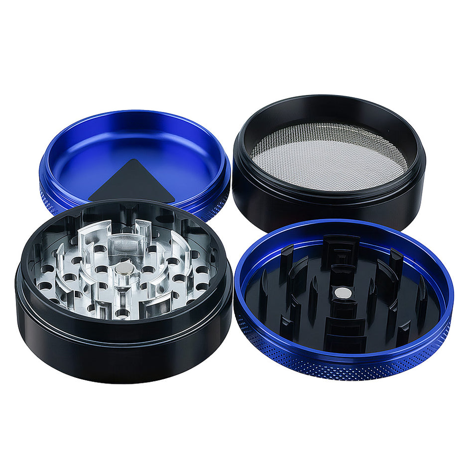 (GRINDER) 2.5" CHROMIUM CRUSHER 4PC #70085 - PINK