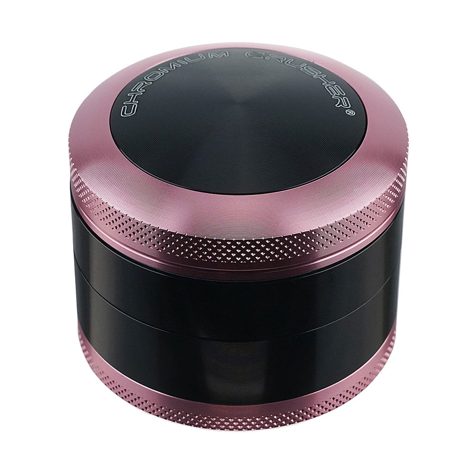 (GRINDER) 2.5" CHROMIUM CRUSHER 4PC #70085 - PINK
