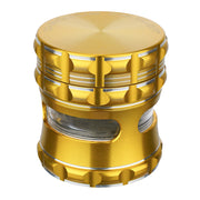 (GRINDER) 2.5" CHROMIUM CRUSHER WINDOW - GOLD