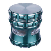 (GRINDER) 2.5" CHROMIUM CRUSHER WINDOW - TEAL