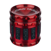 (GRINDER) 2.75" CHROMIUM CRUSHER VORTEX DELUXE - RED