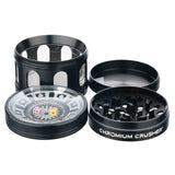 (GRINDER) 2.5" CHROMIUM CRUSHER - BLACK