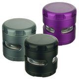 (GRINDER) 2.5" CHROMIUM CRUSHER 4PC - BLACK