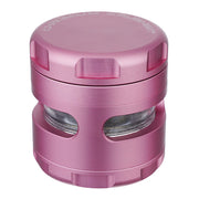 (GRINDER) 2.5" CHROMIUM CRUSHER 4PC - PINK