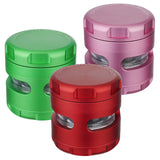 (GRINDER) 2.5" CHROMIUM CRUSHER 4PC - GREEN