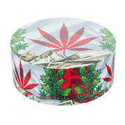 (GRINDER) 4" DESIGN - RED LEAF