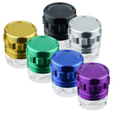 (GRINDER) 2.25" CHROMIUM CRUSHER 4PC #70463 - GOLD